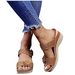 Black Sandals Women Wedge, Womens Sandals Platform