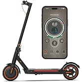 Electric Scooter for Adults, 550W 19 Miles Folding E Scooter with Side Lights Suspension