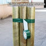 BOMEI PACK 2x Green Duct Tape 230mic Reinforced Cloth Gaffer 48mm x 30Y view 9