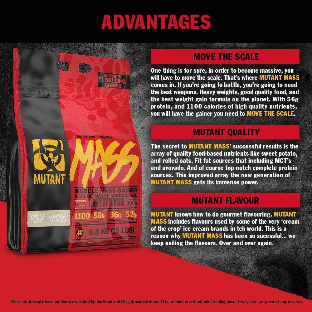 Mutant Mass 2.27kg Strawberry Banana, 2.27 kg (Pack of 1) - Image 4