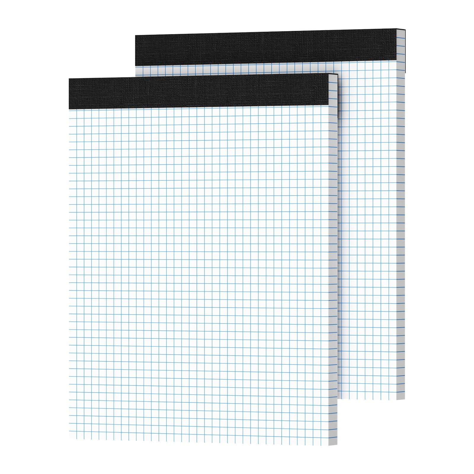 Photo 1 of Ciphyfee Graph Paper 8.5 X 11, 2 Pack, 4x4 Quad Ruled, Grid Paper Pad 8-1/2" X 11.75", Grid Pad 8.5 X 11.75, Engineering Notebook, Easy Tears Off, White 70 Gsm Graft Paper