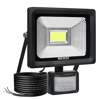MEIKEE 20W LED Strahler mit Bewegungsmelder 2000 LM superhell LED Fluter IP66 wasserdicht Außenstrahler Flutlichtstrahler Sch
