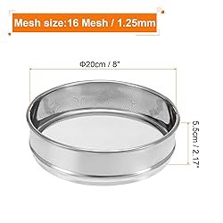 PATIKIL 16 Mesh Lab Sieve, 8" Diameter Test Sieve