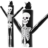 LookOurWay Air Dancers Wacky Waving Inflatable Tube Man Attachment - 6 Feet Tall Advertising Air Dancer Waving Man Inflatable Tube Guy - Blower Not Included - Halloween Skeleton