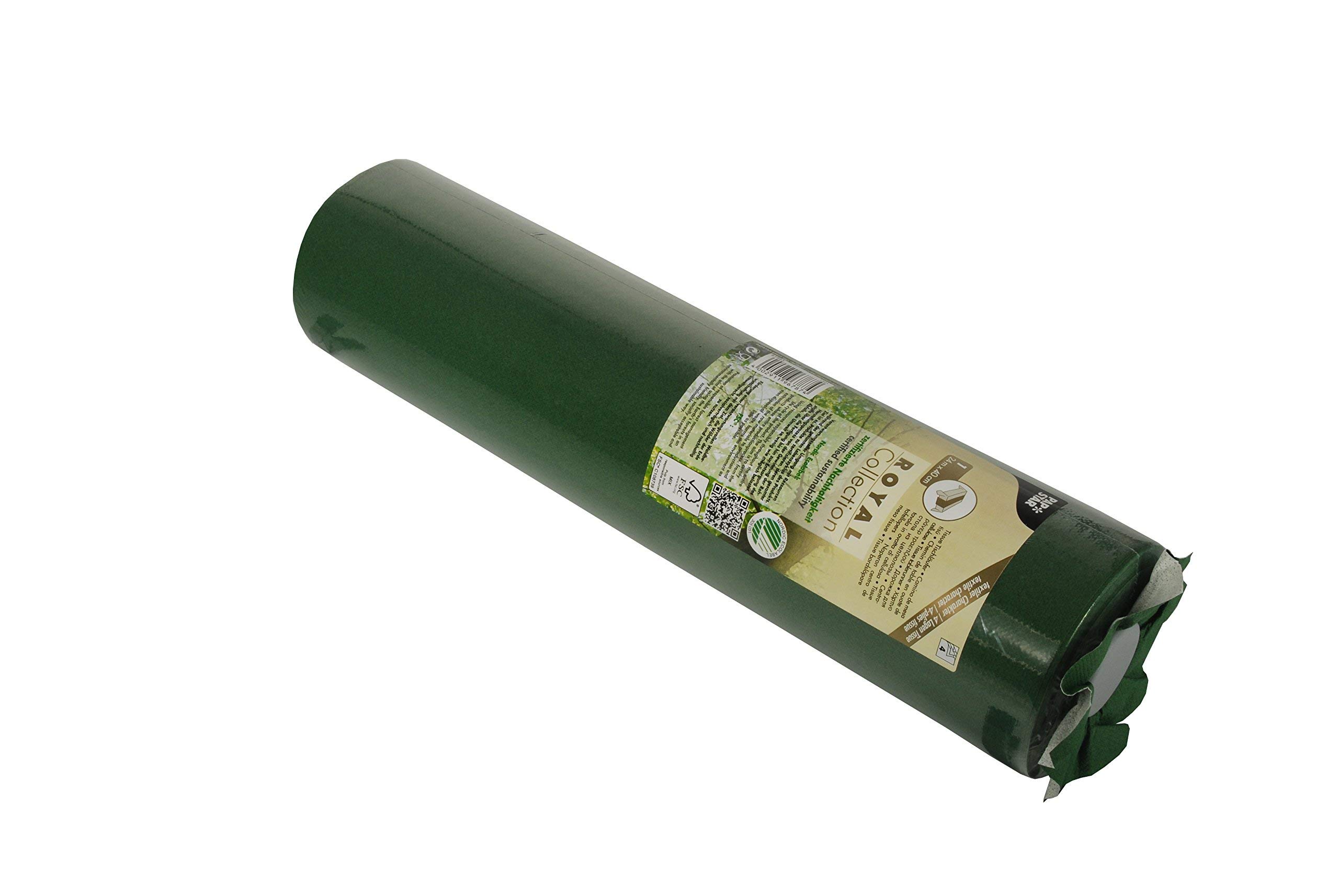 PAPSTAR, Royal Collection #84314 Table Runner 24 m x 40 cm Dark Green