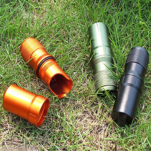 Camping & Hiking Tool - Outdoor Survival Waterproof Pill Aluminum Seal Canister Emergency Container - Rainproof Contraceptive Lawsuit Raincoat Oral Suit Tight Instance Lozenge Example - 1PCs - Thumbnail 6