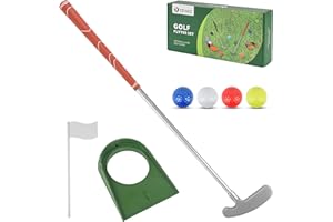 ZZHAO Golf Putter for Kids,Classic Stainless Steel Putter, Two Way,Junior Children Teens, Suitable for Both Right Handed&Left Handed - 22.44 Inches Length,Great Gift for Kids，3-7 Ages