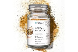 O’FOOD C O'Food BBQ Kick, Korean Powder Bulgogi Seasoning Mix, Vegan, Gluten Free, No Corn Syrup, Multipurpose, No Added MSG, 2.2oz (65g) (BBQ, Pack of 1)