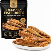 High-Protein Ready-to-Eat Deep-Sea Fish Crisps, Crispy Deep Sea Yellow Croaker Fish Snack, Premium Seafood Healthy Snacks, Savory Whole Fish Crunch for Beer &amp; Movie Night (80g/2.82oz, Original Flavor)