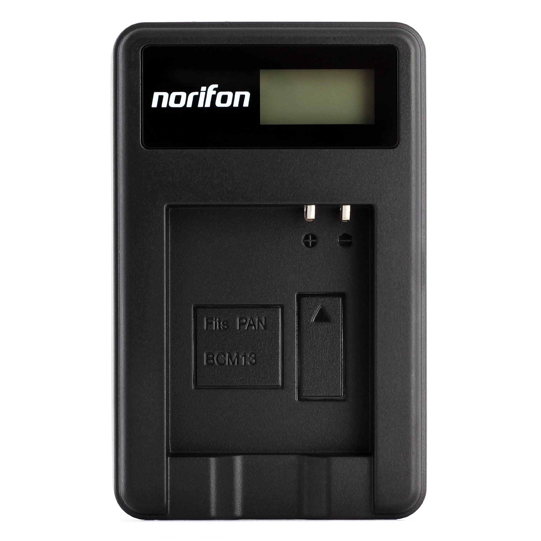 Norifon DMW-BCM13 LCD USB Charger for Panasonic DMC-TZ55, DMC-TZ60, DMC-TZ61, Lumix DMC-FT5, DMC-TS5, DMC-TZ70, DMC-ZS40, DMC-ZS50 Camera and More