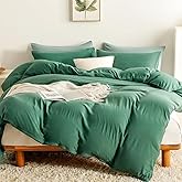 OAITE Duvet Cover,Protects and Covers Your Comforter/Duvet Insert,Luxury 100% Super Soft Microfiber,Queen Size,3 Piece Duvet Cover Set Includes 2 Pillow Shams