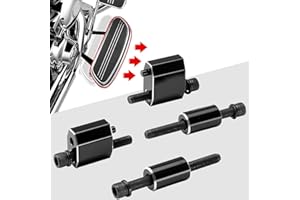KEMIMOTO 1.5 Inch Driver Floorboard Extensions Floorboard Extenders Spacer for 2009-2024 2025 Touring Street Glide Road King 