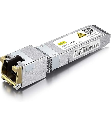新品　10Gtek 10GBase TX 80m 2個 Amazon.com: 10Gtek 80 Meters, 10GBase-T SFP+ to RJ-45 Transceiver