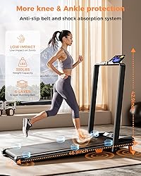 Walking Pad with Handle Bar, BestGod Treadmills for