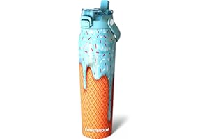 Frost Buddy 32oz Insulated Water Bottle with Straw & Chug Lid | Leak-Proof Stainless Steel | 24-Hours Cold | Sweat-Proof, Cup Holder Friendly | Ideal for Gym, Travel, Sports & Everyday Hydration
