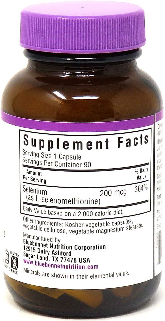 BLUEBONNET NUTRITION SELENIUM 200 mcg: Health & Personal Care
