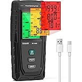 ERICKHILL 3 in 1 EMF Detector, Electromagnetic Field Radiation Detector for EF, RF, MF, WiFi,5G Signal,Triple Alarm Modes, Type-C Charging, EMF Meter for Home, Office, and Paranormal Investigation