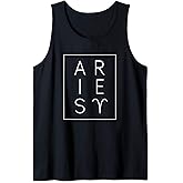 Modern Aries Zodiac Sign Tank Top