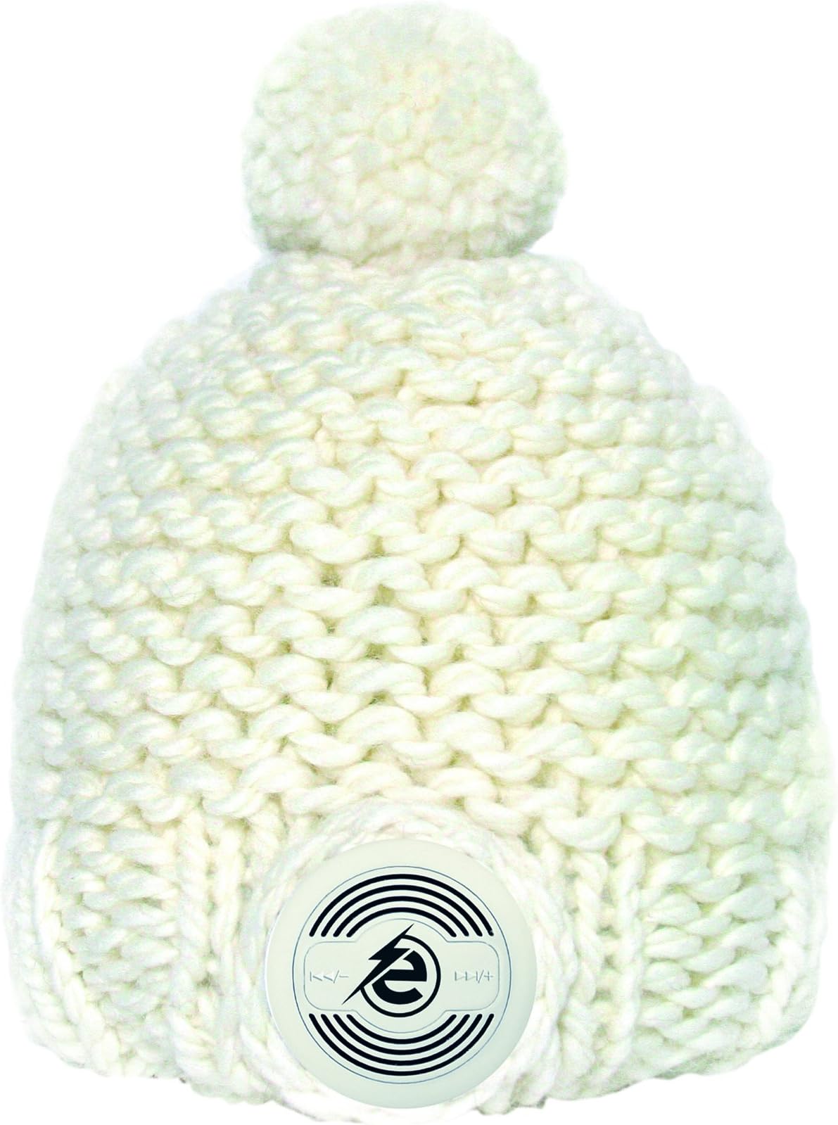 Earebel Men's Swifter Handmade Striped Beanies, White, Unisize