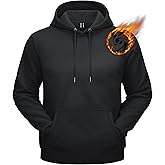 TACVASEN Men's Athletic Hoodies Fleece Lined Sweatshirt Pullover Soft Casual Hooded Sweatshirt with Pocket