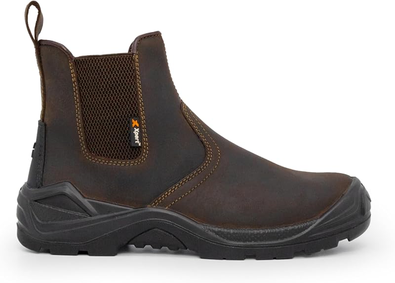 Xpert Defiant S3 Safety Boots Chelsea Steel Toe UK 9