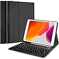ProCase Keyboard Case for iPad 10.2 9th Gen 2021/ 8th Gen 2020/ 7th Gen 2019/ iPad Air 10.5" 2019 / iPad Pro 10.5 2017, Wireless Magnetically Detachable Keyboard Case, Auto Sleep/Wake -Black