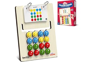 Smartivity Montessori Slide Puzzle I Color & Pattern Matching Toys for Kids 4 to 8 Years I Christmas, Birthday Gift for Boys & Girls I Preschool Educational Toy for 4, 5, 6, 7, 8 | Travel Friendly