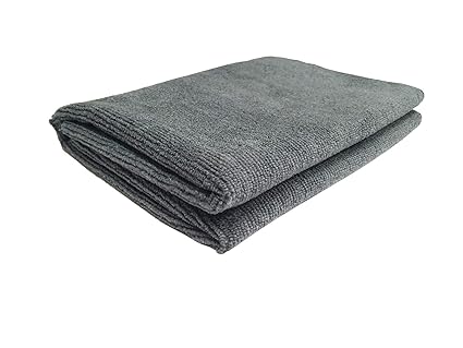 SOFTSPUN Microfiber Bath & Hair Care Towel - 70X140 Cms (Grey)