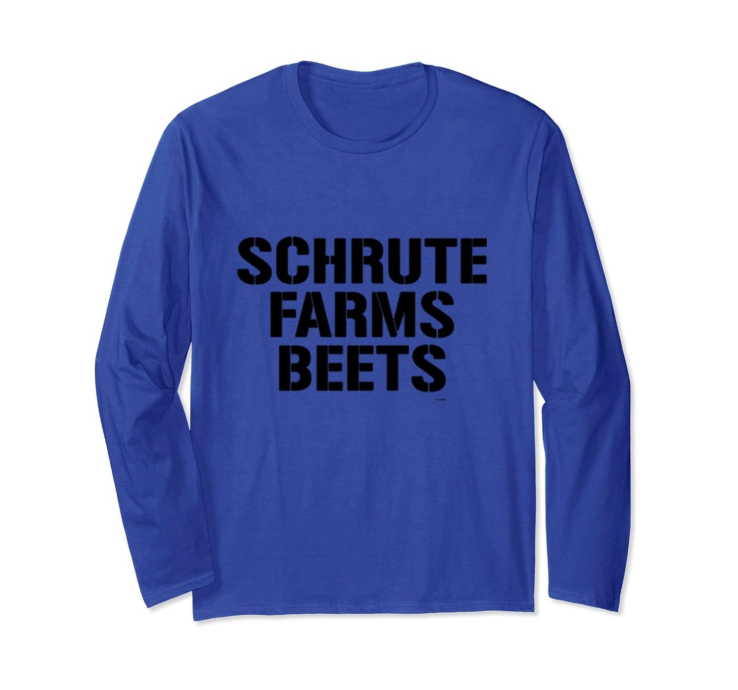 The Office Schrute Farms Beets Funny Long Sleeve T-Shirt-ANZ