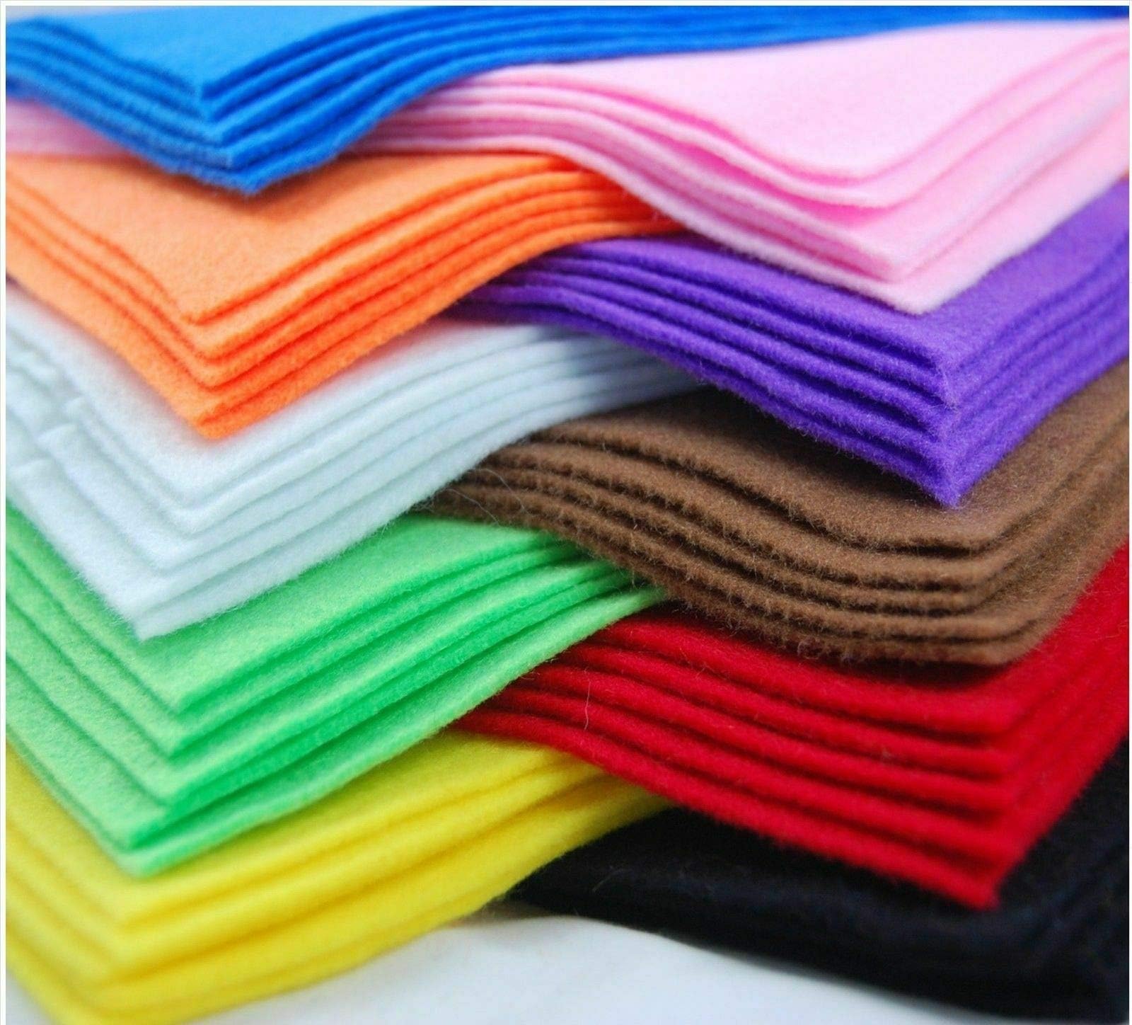 Accessories Attic A4 Felt Fabric Sheets, Textile Fabrics DIY Craftwork Felt Crafts, Assorted Colour Patchwork Sewing Polyester Felt Sheet for Craft (30 * 20 cm) (Brown, 5)