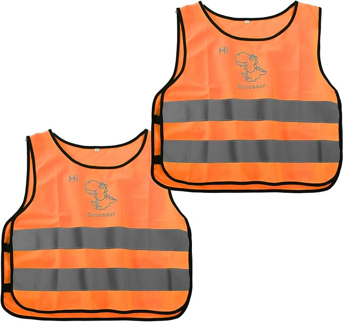 Safety Vest for Kids, HPHST High Visibility Kids Safety Vests Security Reflective Vest for
