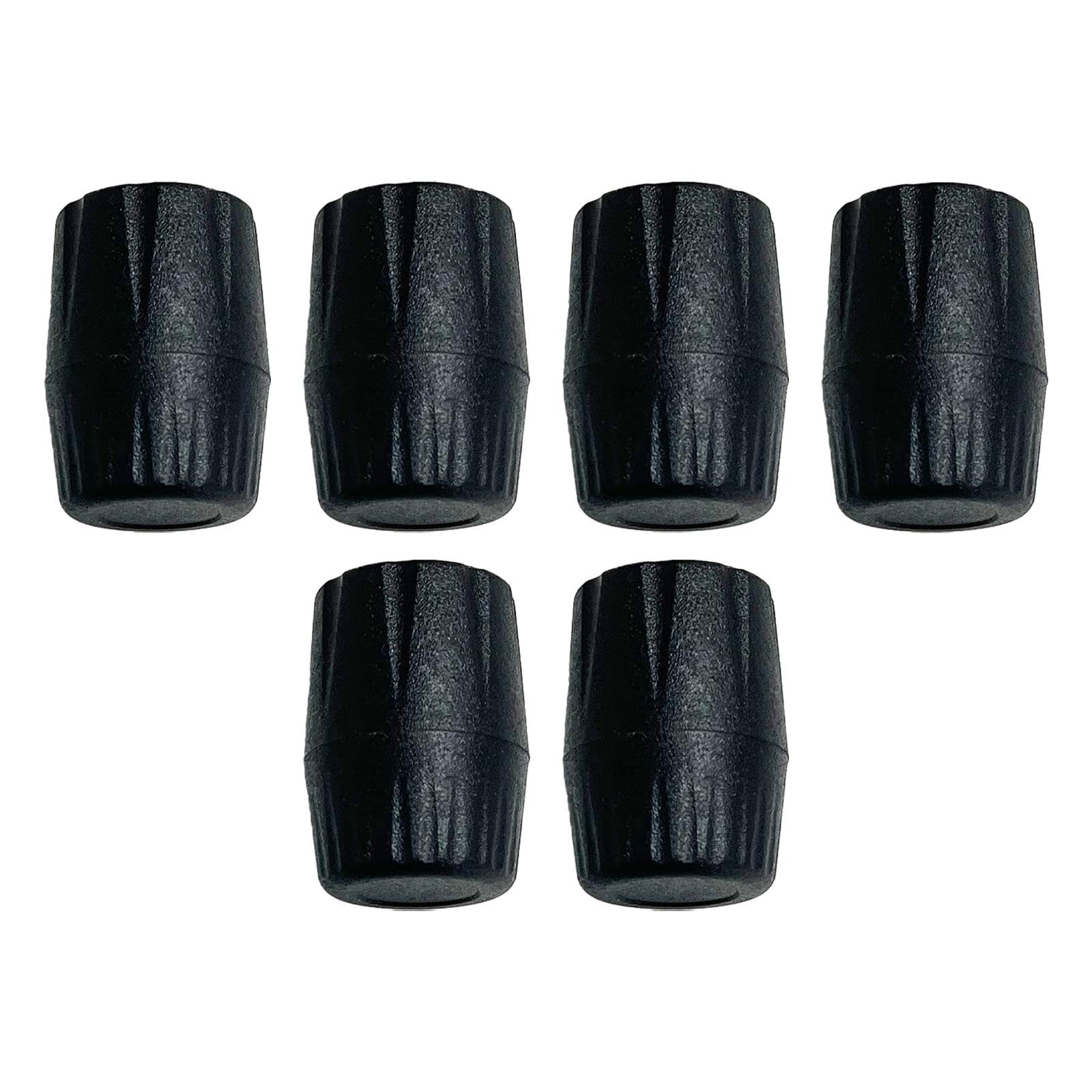 F Fityle 6 Pieces Stand Foot Pads Protector Cap Tip Instrument Accessories Bottom Pads Cover Buffer Rubber Cover, for Tube Dia 19mm