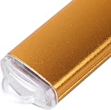 Peowuieu 64MB USB 2.0 Flash Drive Pen Drive U Disk Golden PC TV 53mm view 5