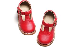 Otter MOMO Toddler Little Girls Oxford Shoes Mary Jane Flat T-Strap School Uniform Party Dress Shoes