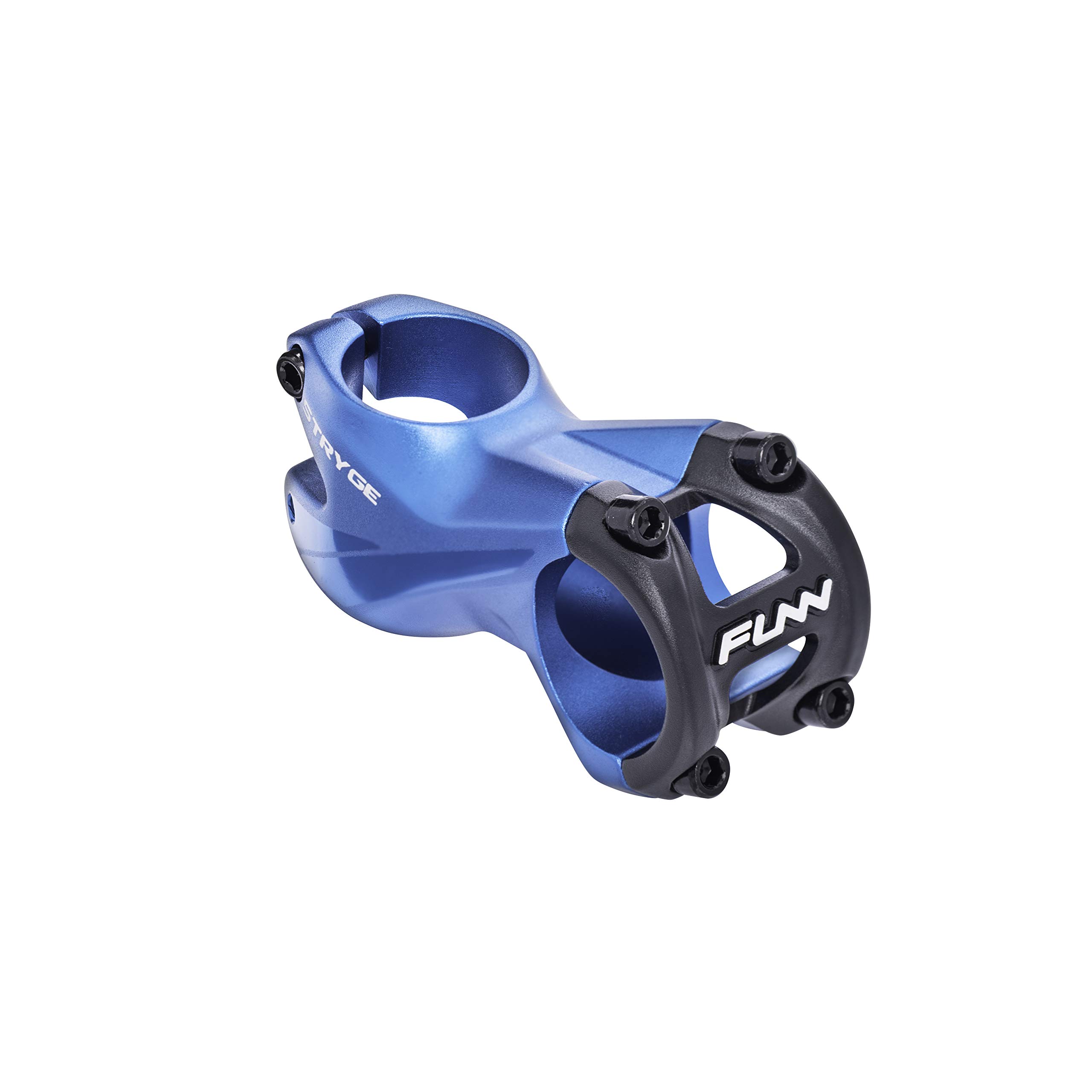 Funn Stryge Bike Riser Stem with 7 Degree - Length 60mm stem with 31.8mm Bar Clamp, Bike Stem for Mountain Bike, BMX Bike, Road Bike and Gravel Bike (Blue)