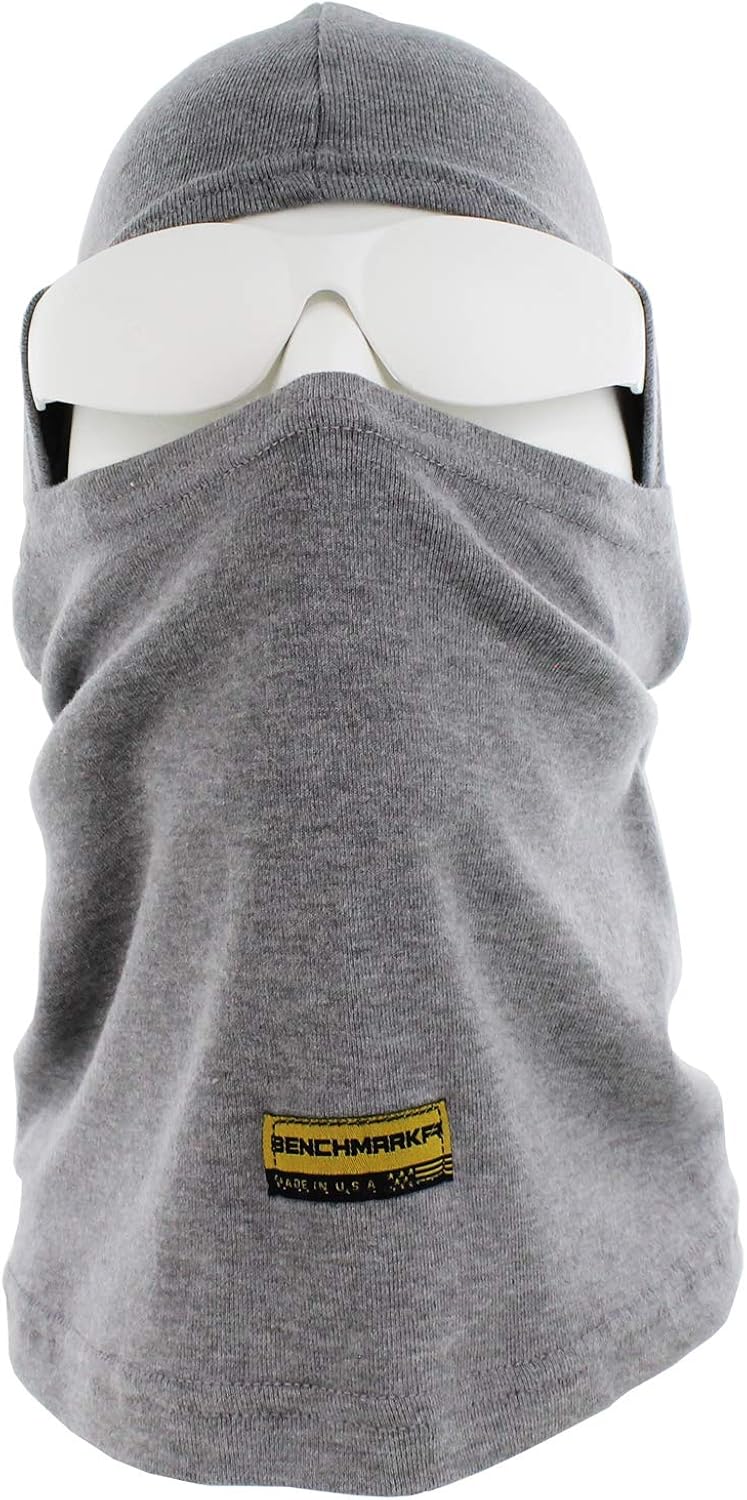 BENCHMARK FR Flame Resistant Lightweight Balaclava, One Size, Gray, Made in USA at  Men’s Clothing store