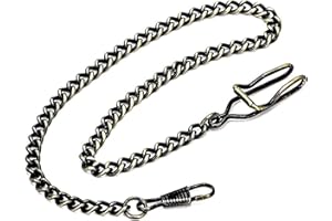 Clip Pocket Watch Chain Watch Vintage Metal Alloy Chain Accessory for Your Pocket Watch (Bronze)