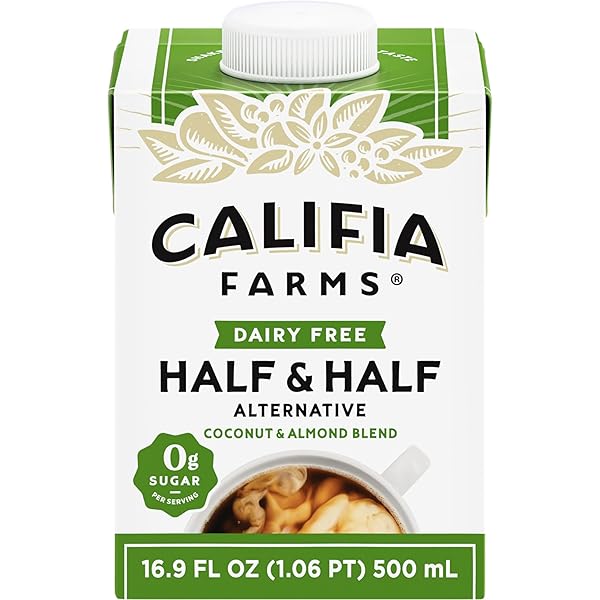 CALIFIA FARMS – UNSWEETENED BETTER HALF, HALF AND...