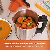 Hamilton Beach 3-in-1 Soup Maker & Blender, 1.6L, Auto-Stir, Black view 5