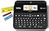 Brother P-touch Label Maker, PC-Connectable Labeler, PTD600, Color Display, High-Resolution PC Printing, Black, Black/gray