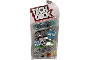 TECH DECK Sk8shop Bonus Pack Mini Finger Skateboard Multi Pack 2022 Series (Flip (4 Pack))