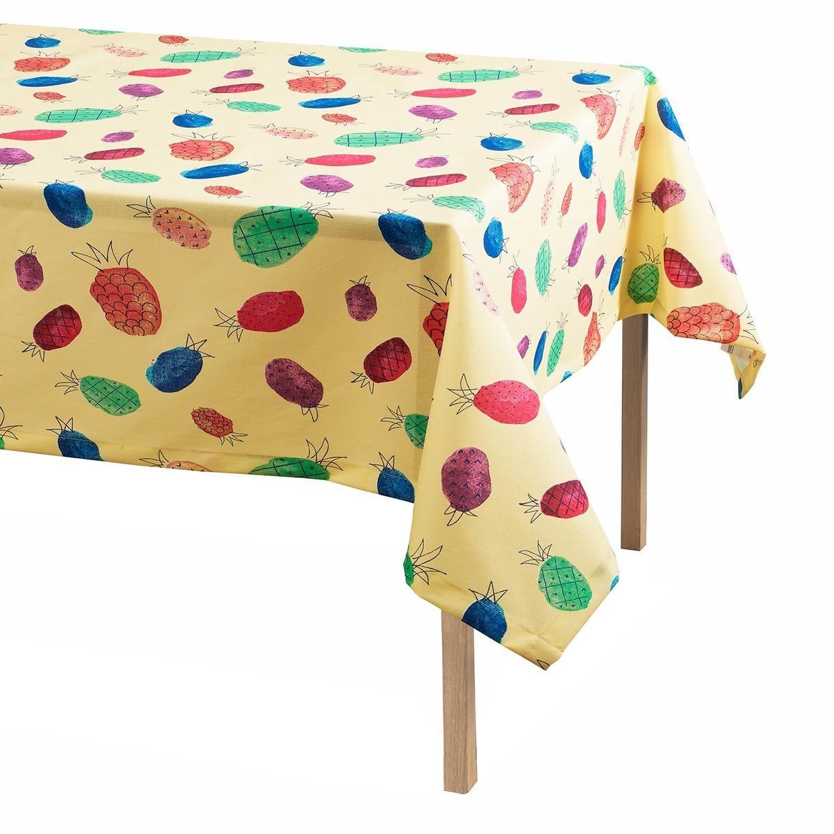 Tovaglia di tela antimacchia 140 x 180 cm blu (6 pezzi