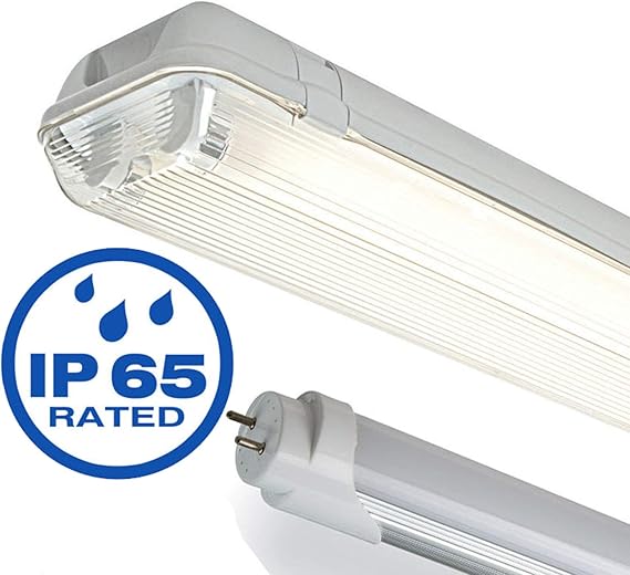 LED ME 4FT Double IP65 Non Corrosive Weatherproof Fluorescent LED Light