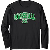 Marshall Thundering Herd Arch Over Black Long Sleeve T-Shirt