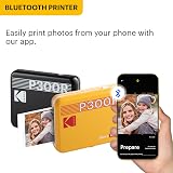 Kodak Mini 3 Retro 3x3 Portable Photo Printer 38 Sheets Bluetooth Yellow view 3