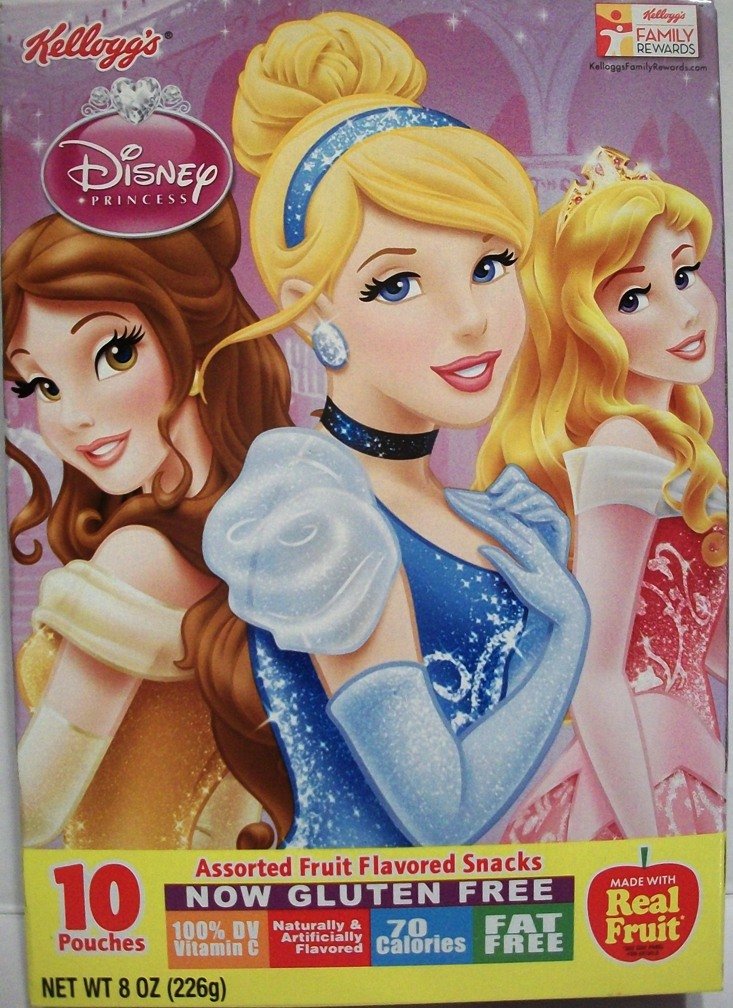 Kellogg's Assorted Fruit Flavored Snacks, Disney Princess 8