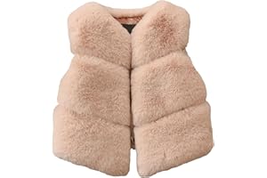 AIMAOMI Baby Coat,Toddler Teen Kid Girls Winter Faux Fur Waistcoat Vest Coats Outwear Warm Jacket Clothes