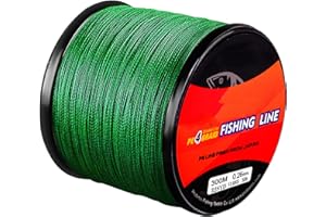 Fishing Line, PE Braided Fishing Line 300m 30lb 2.5 Rock Sea Fishing Line for Saltwater Freshwater Green