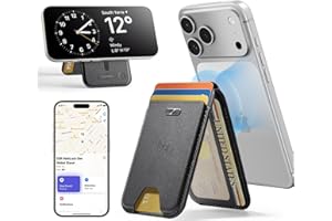 ESR Geo for Magsafe Wallet with Full Find My Functionality, Wallet Tracker with Adjustable Stand, for iPhone 17/16/15/14/13/1