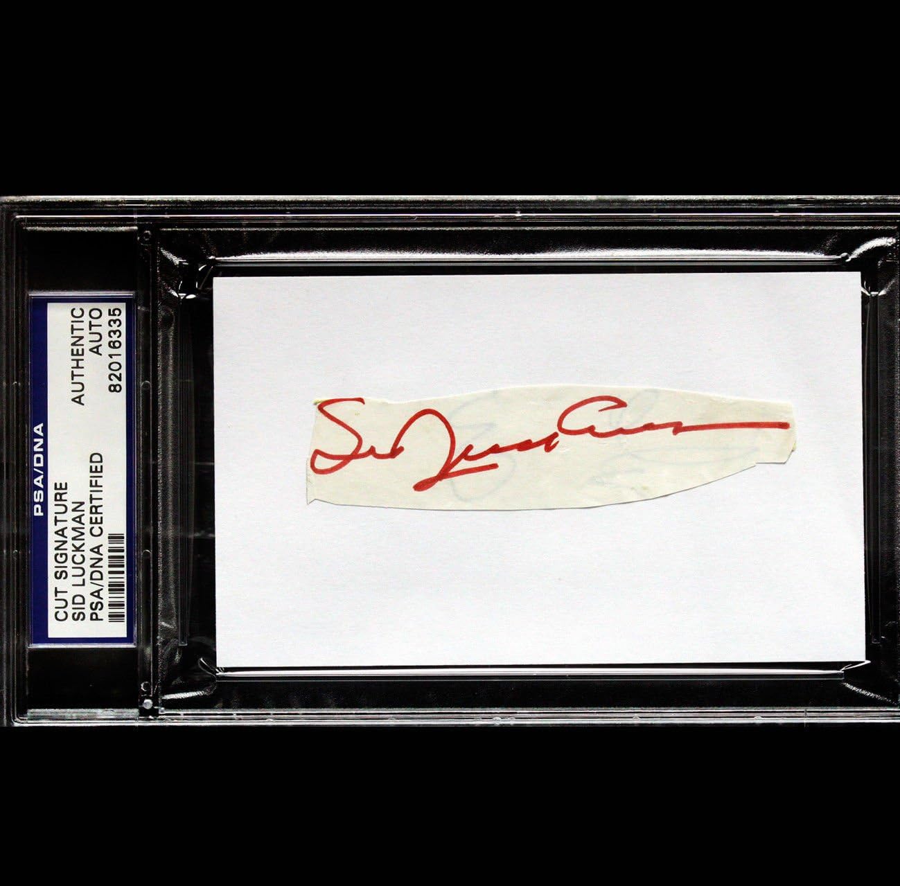 sid luckman autograph